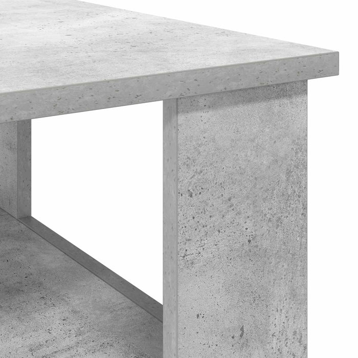 Masă de cafea Gri din beton 57 x 55 x 45 cm Lemn compozit - WALTI WALTI