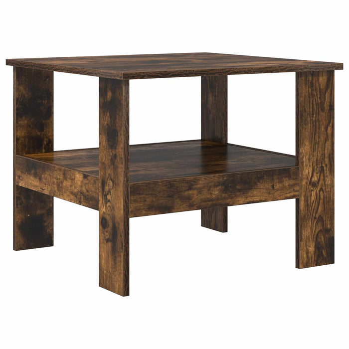 Masă de cafea Stejar fumuriu 57 x 55 x 45 cm Lemn compozit - WALTI WALTI