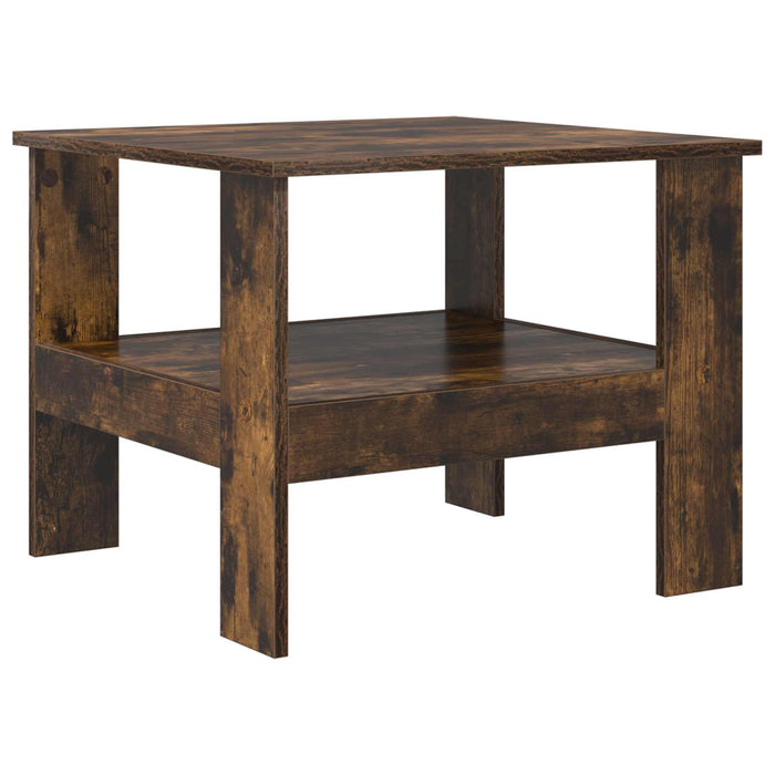 Masă de cafea Stejar fumuriu 57 x 55 x 45 cm Lemn compozit - WALTI WALTI