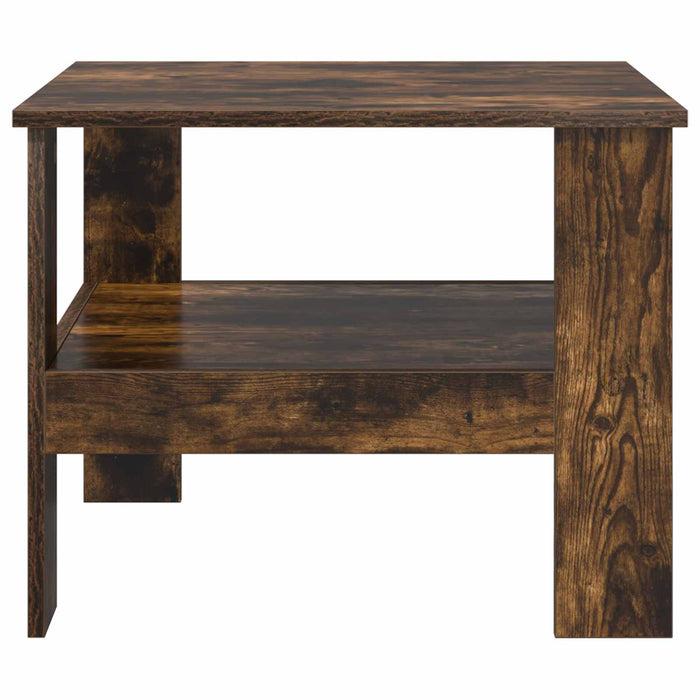 Masă de cafea Stejar fumuriu 57 x 55 x 45 cm Lemn compozit - WALTI WALTI