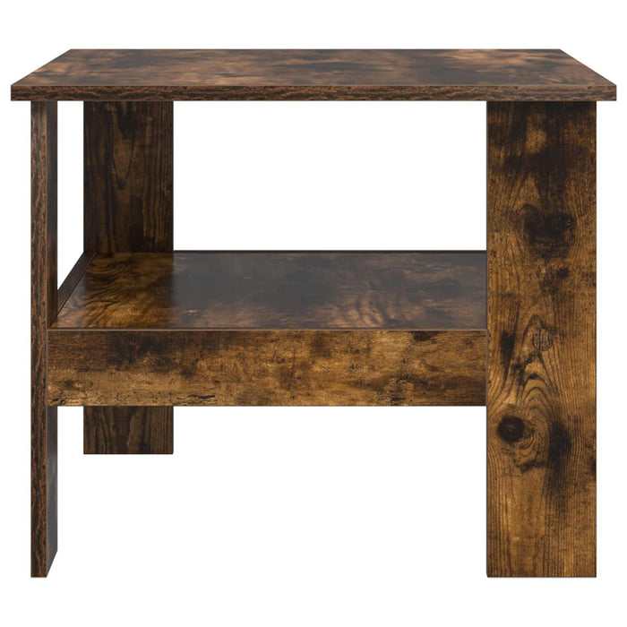 Masă de cafea Stejar fumuriu 57 x 55 x 45 cm Lemn compozit - WALTI WALTI