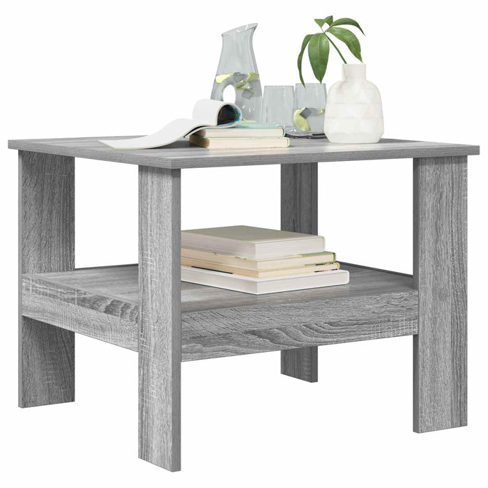 Masă de cafea Gri Sonoma 57 x 55 x 45 cm Lemn compozit - WALTI WALTI