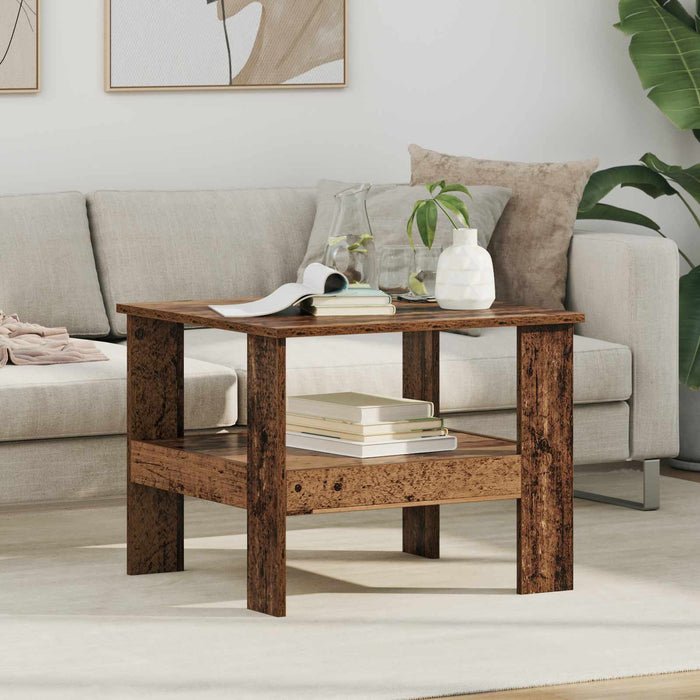 Masă de cafea Lemn vechi 57 x 55 x 45 cm Lemn compozit - WALTI WALTI