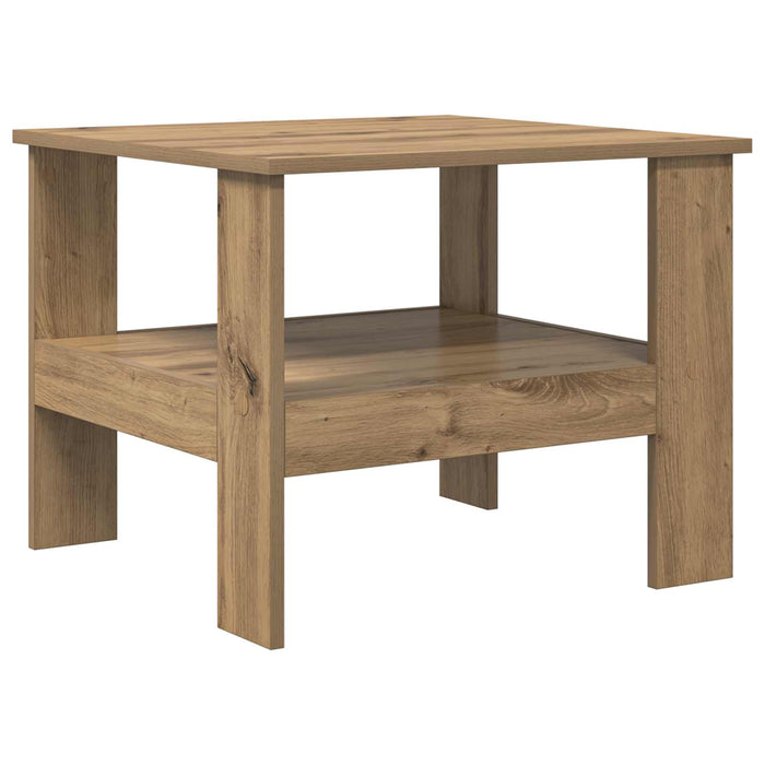 Masă de cafea Stejar Artizanal 57 x 55 x 45 cm Lemn compozit - WALTI WALTI