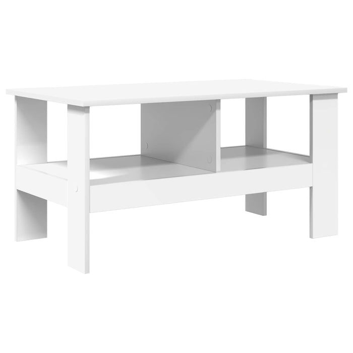 Masă de cafea Alb 90 x 50 x 45 cm Lemn compozit - WALTI WALTI