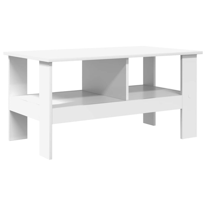 Masă de cafea Alb 90 x 50 x 45 cm Lemn compozit - WALTI WALTI