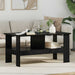 Masă de cafea Stejar Negru 90 x 50 x 45 cm Lemn compozit - WALTI WALTI