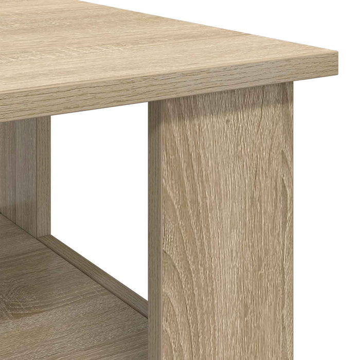Masă de cafea Stejar Sonoma 90 x 50 x 45 cm Lemn compozit - WALTI WALTI