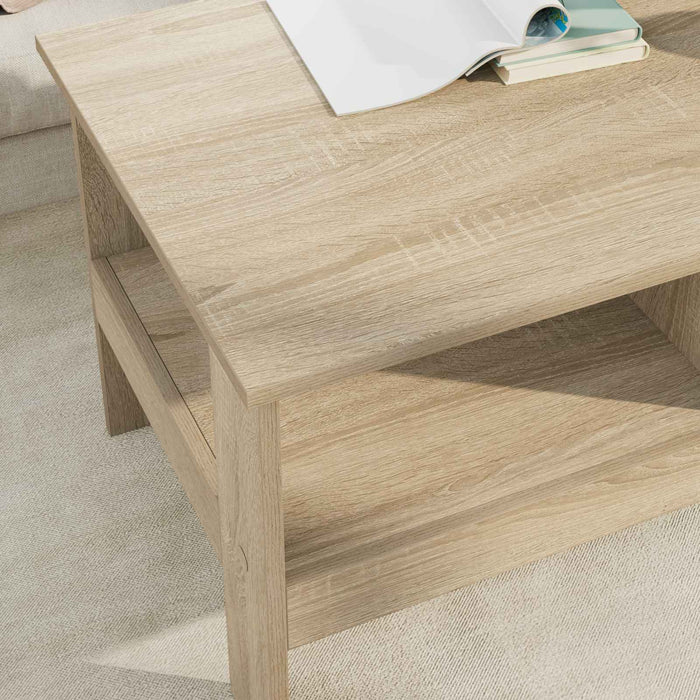 Masă de cafea Stejar Sonoma 90 x 50 x 45 cm Lemn compozit - WALTI WALTI