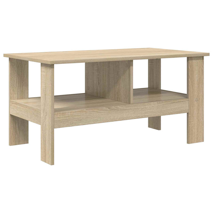 Masă de cafea Stejar Sonoma 90 x 50 x 45 cm Lemn compozit - WALTI WALTI