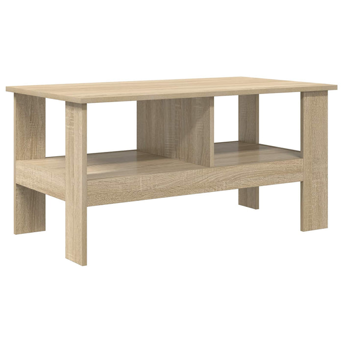 Masă de cafea Stejar Sonoma 90 x 50 x 45 cm Lemn compozit - WALTI WALTI