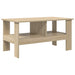 Masă de cafea Stejar Sonoma 90 x 50 x 45 cm Lemn compozit - WALTI WALTI