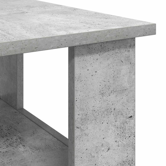 Masă de cafea Gri din beton 90 x 50 x 45 cm Lemn compozit - WALTI WALTI