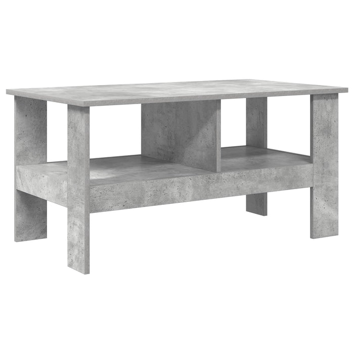 Masă de cafea Gri din beton 90 x 50 x 45 cm Lemn compozit - WALTI WALTI