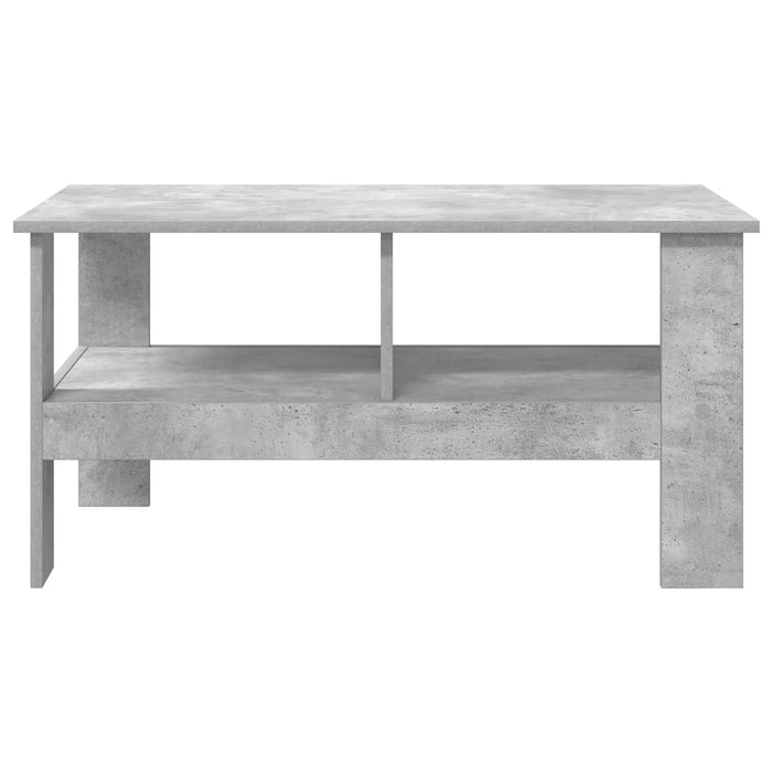 Masă de cafea Gri din beton 90 x 50 x 45 cm Lemn compozit - WALTI WALTI