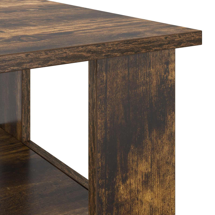 Masă de cafea Stejar fumuriu 90 x 50 x 45 cm Lemn compozit - WALTI WALTI