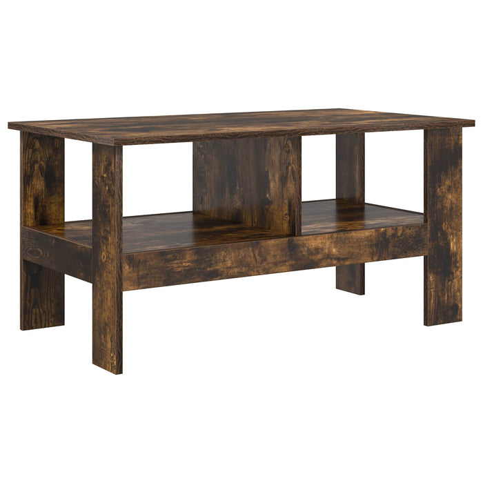 Masă de cafea Stejar fumuriu 90 x 50 x 45 cm Lemn compozit - WALTI WALTI
