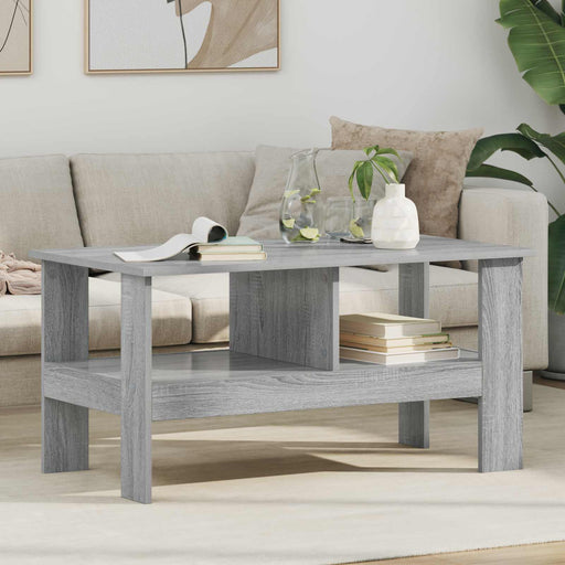 Masă de cafea Gri Sonoma 90 x 50 x 45 cm Lemn compozit - WALTI WALTI
