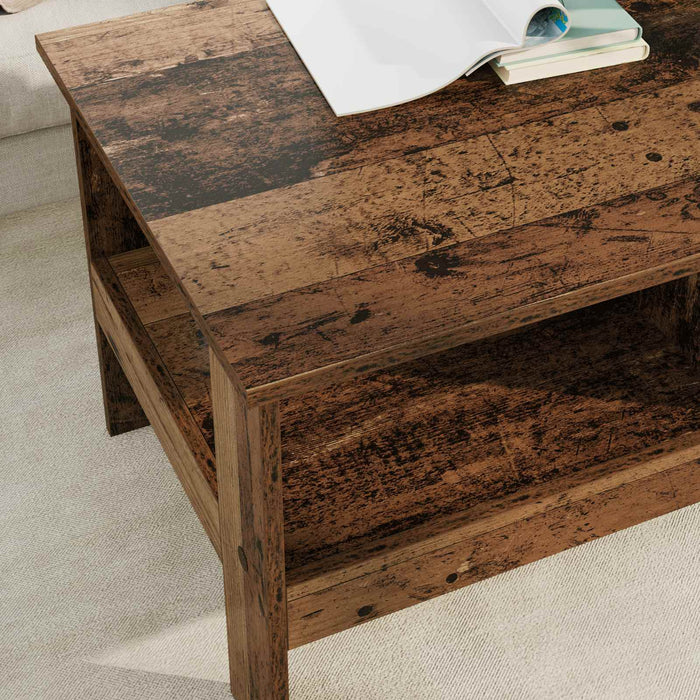 Masă de cafea Lemn vechi 90 x 50 x 45 cm Lemn compozit - WALTI WALTI
