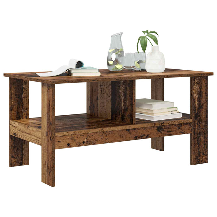 Masă de cafea Lemn vechi 90 x 50 x 45 cm Lemn compozit - WALTI WALTI