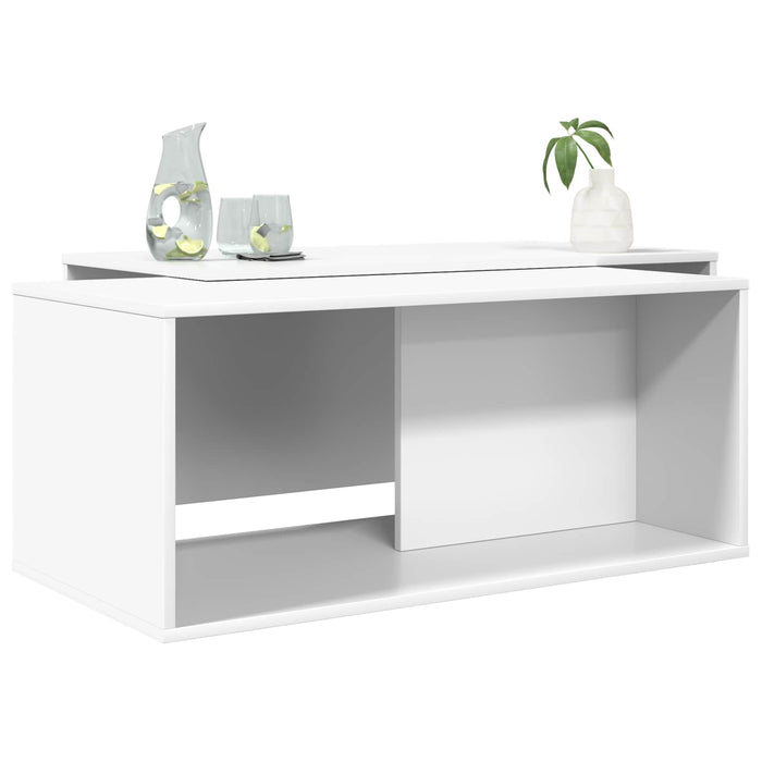 Set de măsuțe de cafea 2 pcs Alb Lemn compozit - WALTI WALTI