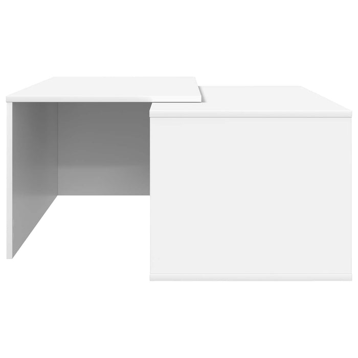 Set de măsuțe de cafea 2 pcs Alb Lemn compozit - WALTI WALTI