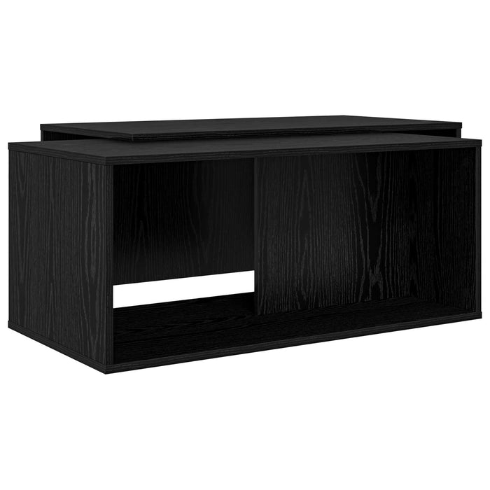 Set de măsuțe de cafea 2 pcs Stejar Negru Lemn compozit - WALTI WALTI
