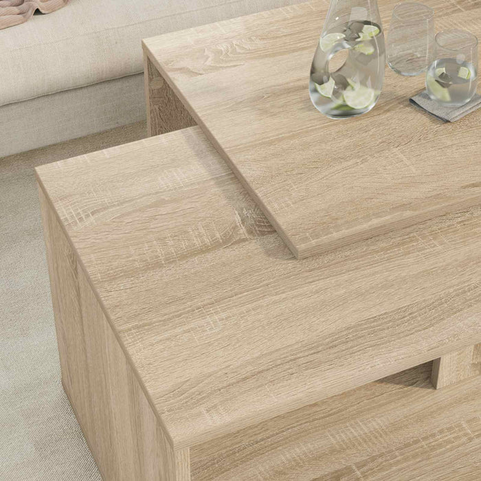 Set de măsuțe de cafea 2 pcs Stejar Sonoma Lemn compozit - WALTI WALTI