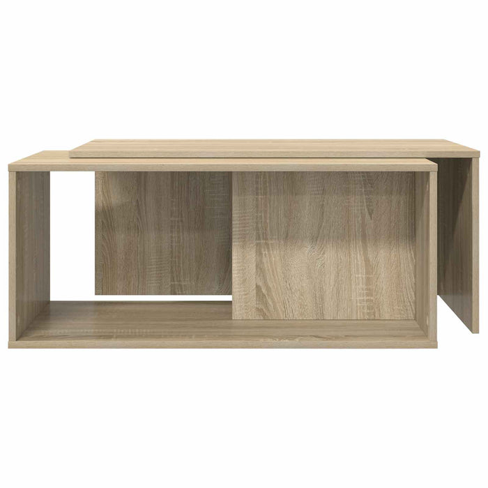 Set de măsuțe de cafea 2 pcs Stejar Sonoma Lemn compozit - WALTI WALTI