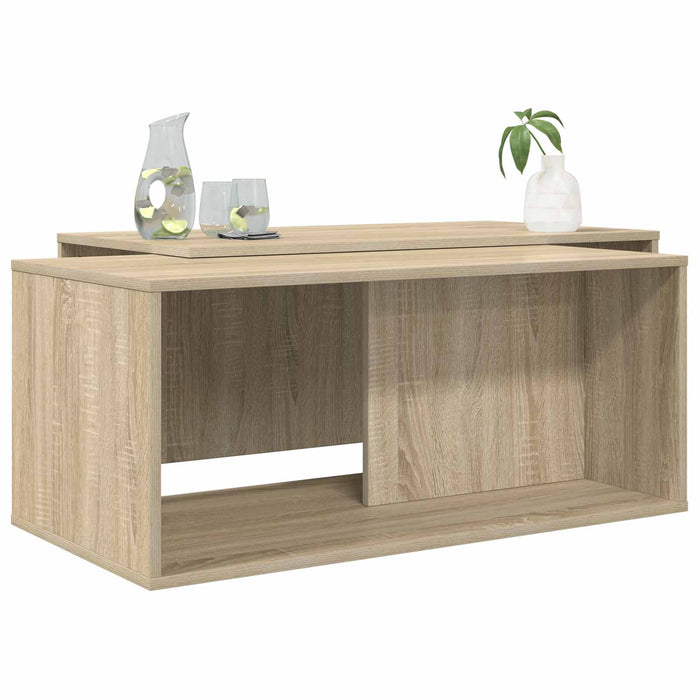 Set de măsuțe de cafea 2 pcs Stejar Sonoma Lemn compozit - WALTI WALTI