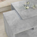 Set de măsuțe de cafea 2 pcs Gri din beton Lemn compozit - WALTI WALTI
