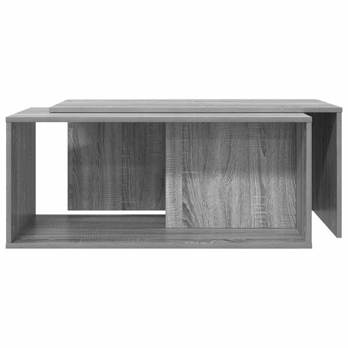 Set de măsuțe de cafea 2 pcs Gri Sonoma Lemn compozit - WALTI WALTI