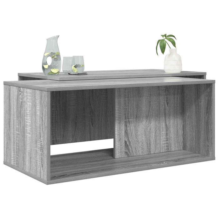 Set de măsuțe de cafea 2 pcs Gri Sonoma Lemn compozit - WALTI WALTI