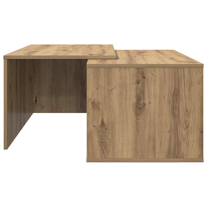 Set de măsuțe de cafea 2 pcs Stejar Artizanal Lemn compozit - WALTI WALTI