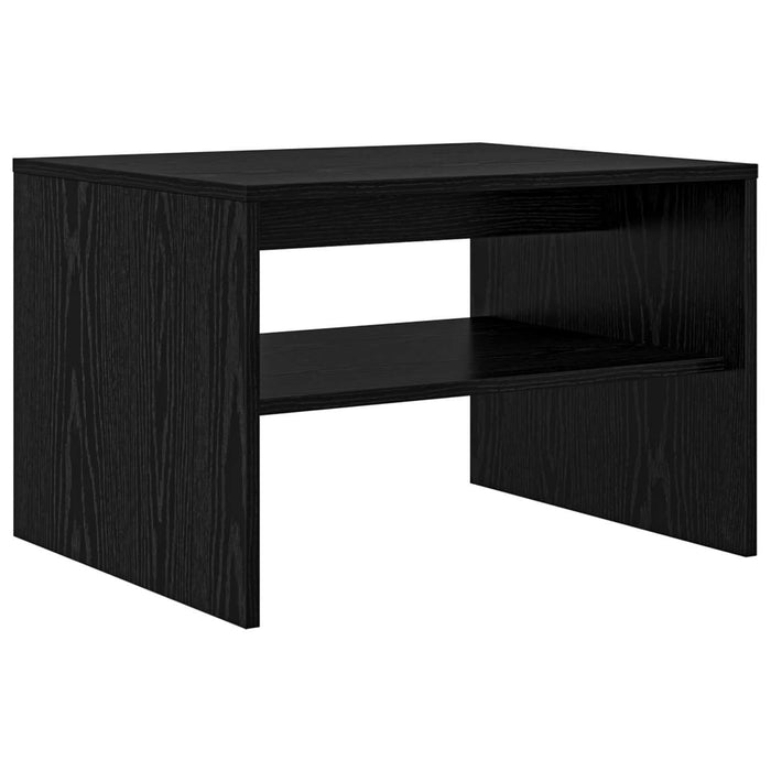 Masă de cafea Stejar Negru 60 x 50 x 40 cm Lemn compozit - WALTI WALTI