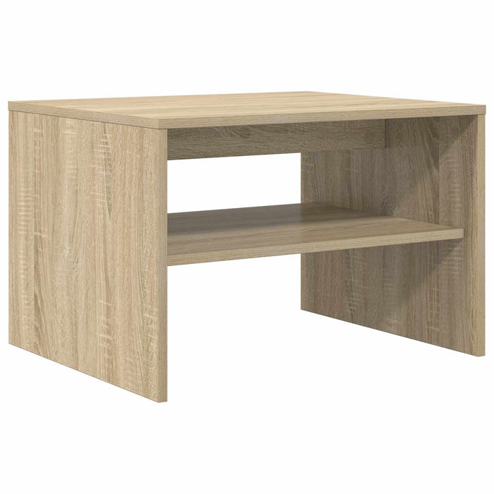 Masă de cafea Stejar Sonoma 60 x 50 x 40 cm Lemn compozit - WALTI WALTI