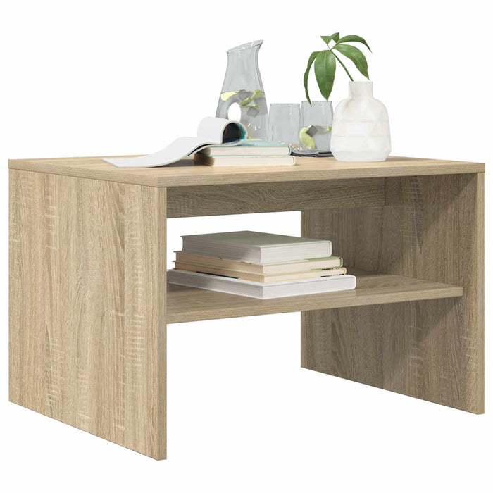 Masă de cafea Stejar Sonoma 60 x 50 x 40 cm Lemn compozit - WALTI WALTI