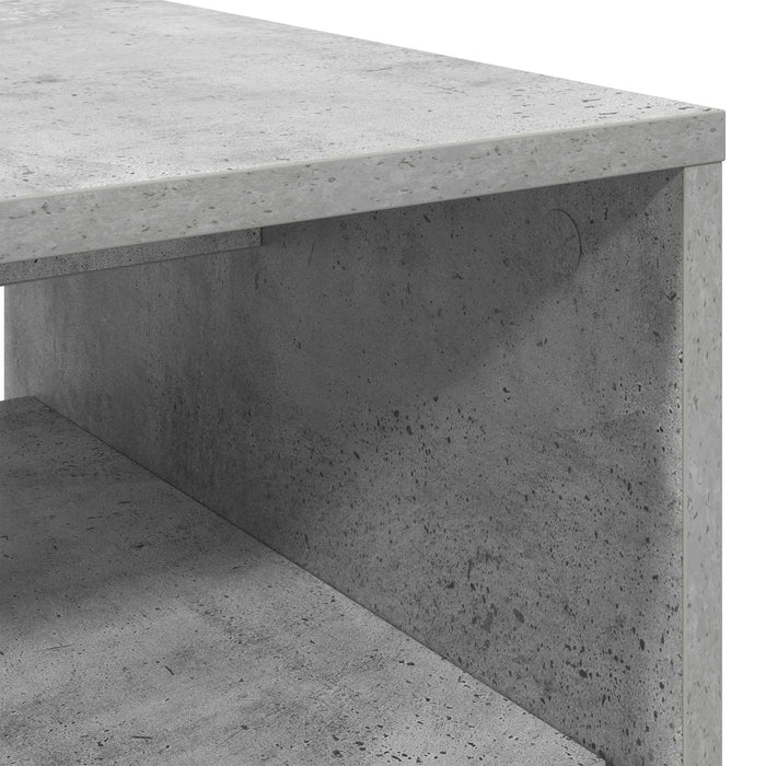 Masă de cafea Gri din beton 60 x 50 x 40 cm Lemn compozit - WALTI WALTI