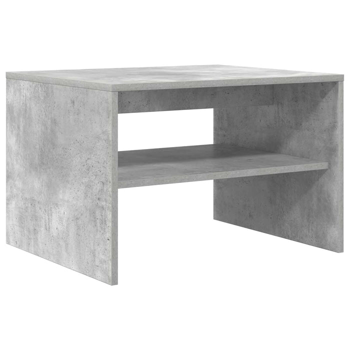 Masă de cafea Gri din beton 60 x 50 x 40 cm Lemn compozit - WALTI WALTI