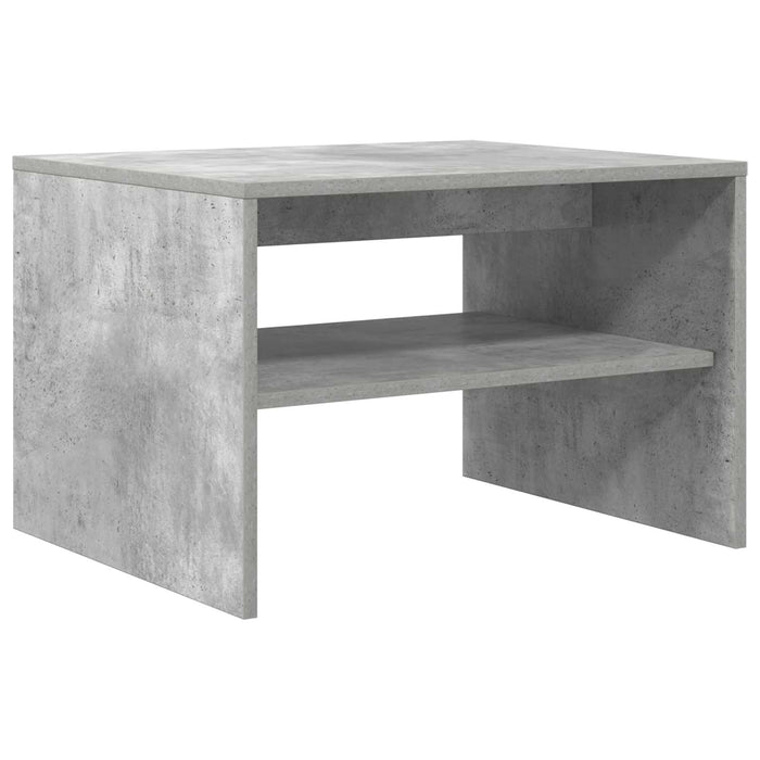 Masă de cafea Gri din beton 60 x 50 x 40 cm Lemn compozit - WALTI WALTI