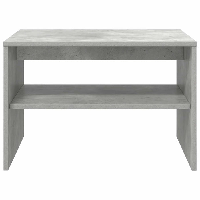 Masă de cafea Gri din beton 60 x 50 x 40 cm Lemn compozit - WALTI WALTI