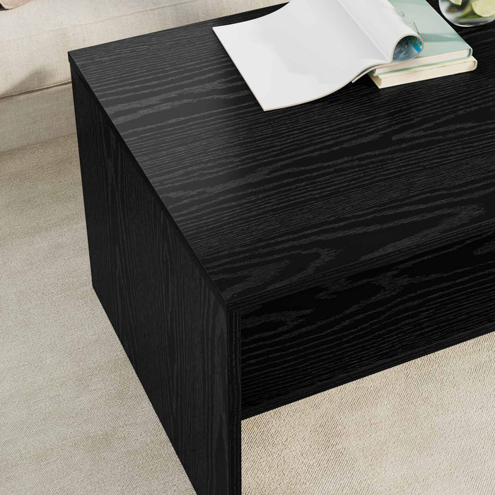 Masă de cafea Stejar Negru 80 x 50 x 40 cm Lemn compozit - WALTI WALTI