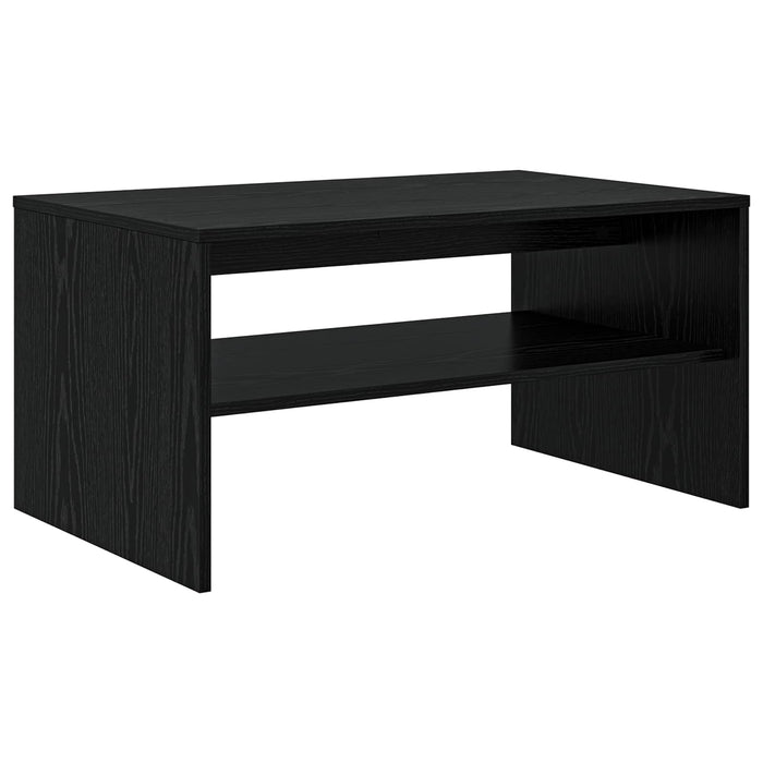 Masă de cafea Stejar Negru 80 x 50 x 40 cm Lemn compozit - WALTI WALTI