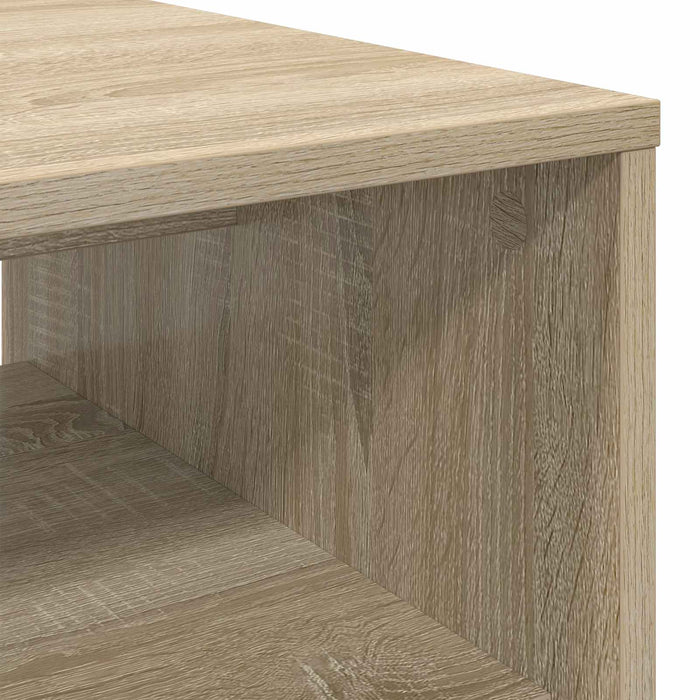 Masă de cafea Stejar Sonoma 80 x 50 x 40 cm Lemn compozit - WALTI WALTI