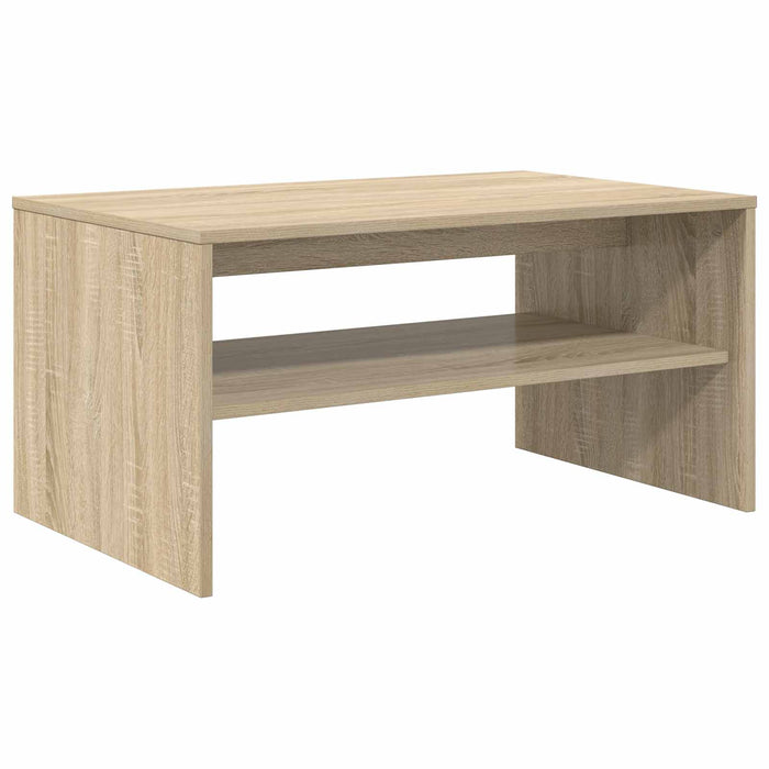Masă de cafea Stejar Sonoma 80 x 50 x 40 cm Lemn compozit - WALTI WALTI