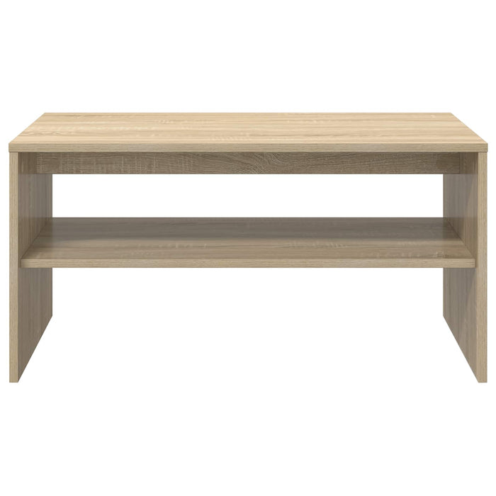 Masă de cafea Stejar Sonoma 80 x 50 x 40 cm Lemn compozit - WALTI WALTI