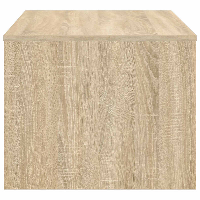Masă de cafea Stejar Sonoma 80 x 50 x 40 cm Lemn compozit - WALTI WALTI