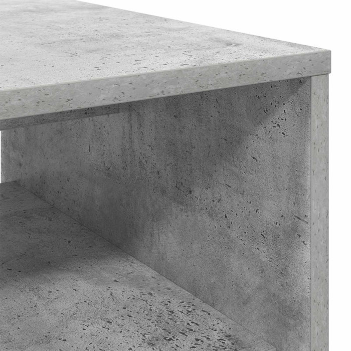 Masă de cafea Gri din beton 80 x 50 x 40 cm Lemn compozit - WALTI WALTI