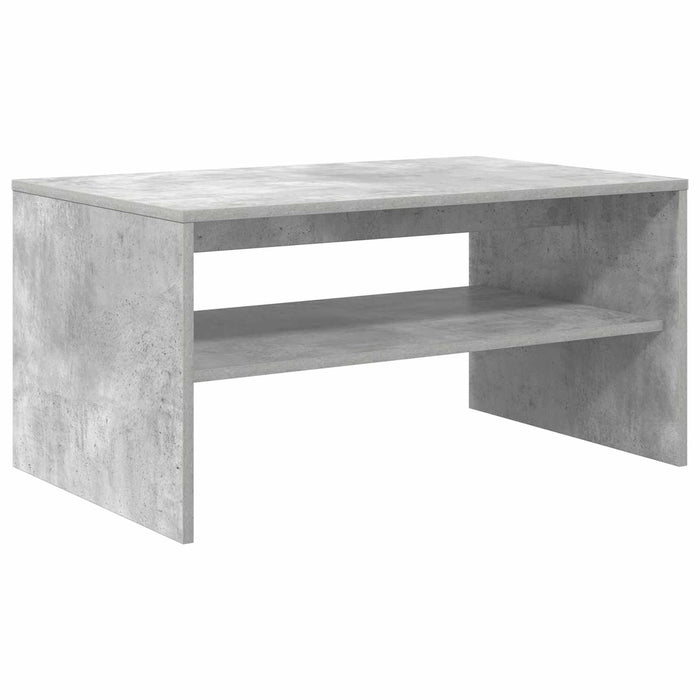 Masă de cafea Gri din beton 80 x 50 x 40 cm Lemn compozit - WALTI WALTI