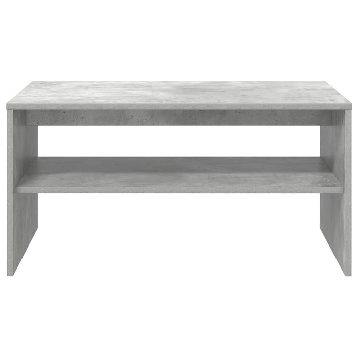 Masă de cafea Gri din beton 80 x 50 x 40 cm Lemn compozit - WALTI WALTI